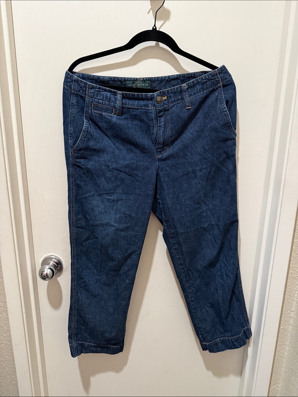 Ralph Lauren Dark Blue High-Rise Women's Jeans